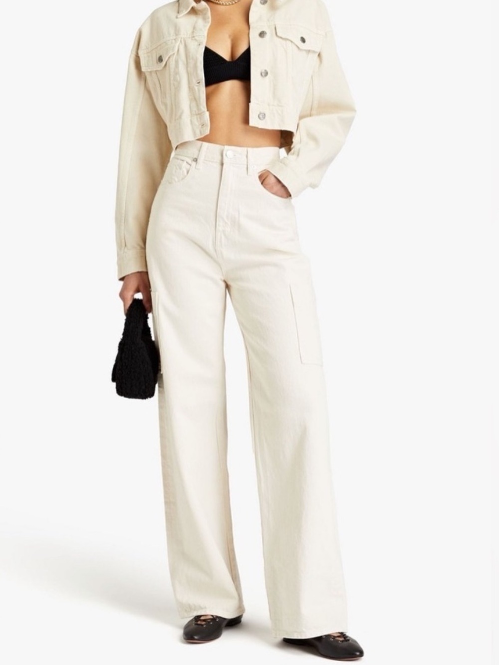 Frame High Rise Utility Cargo Pants